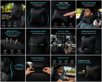 Premium Car Seat Headrest Neck Rest Cushion